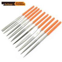AIWEIBO 10-Piece Diamond Shaping Files Set, 5x180mm. 10-Piece Set 3X140mm 157903