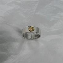 Adjustable Open Ring Men Women Sterling Lion Motif Band Vintage Geometric Design Handmade Couple Gift Adjustable Open Band