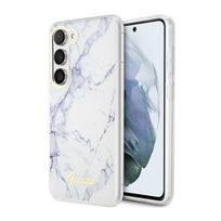 Guess Marble Collection - Etui Samsung Galaxy S23+ (Biały)