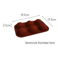 Flexible Silicone Chocolate Mold Featuring 5 To 24 Cavity Designs For Baking Fun Coffee-19.5*13.5cm