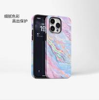 Mottled color iPhone16promax film phone case 17 super beautiful 14 abstract art 16E does not collide iphone17