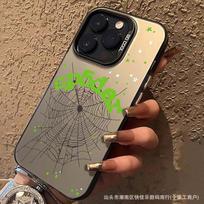 Spider Web iPhone Case Apple 11/12/13/14/15/16 ProMax Phone Case 17Pro iPhone 7/8