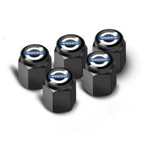 dnzh10 Volvo Car Tire Valve Stem Caps, 5 Pack Metal Dust Proof Covers, Wheel Tyre Accessories for XC40 XC60 XC90 S60 S90 V50 V70 V60 juoda