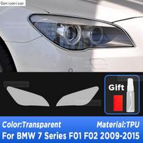 For BMW 7 Series F01 F02 G11 G12 Car Exterior Headlight Anti-scratch Front Lamp Transparent TPU Protective Film Accessories Transparent