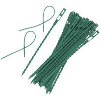 50/100Pcs Growth Plastic Fish Bone Tree Garden Supplies Shrubs Fastener Plant Support Cable Ties 23cm 50pcs