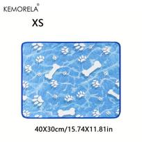KEMORELA Large Dog Cooling Pad Self-Cooling Ice Silk Pad Washable Pet Dog Cooling Mat for Summer Comfortable Dogs And Cats