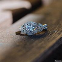 Sidabrinis S925 sterlingo sidabro žiedas su deimantu moterims Anillos Vs1 Papuošalai Brangakmenis Sidabro 925 Papuošalai Vestuvinis Bijoux Femme Žiedas Anel Dėžutė 6 sidabras