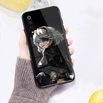 Cute Girl Nier Automata Phone Case For Xiaomi 12 11T 10 9 Redmi Note 11 10 10S Pro Redmi 9 9A 8 Black PC Glass Phone Cover Xiaomi 12-12X