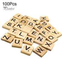 100 vnt. medinių abėcėlės plytelių anglų raidės pasidaryk pats medžio amatai vaikiškas žaislas 18x20 mm Capital Letter