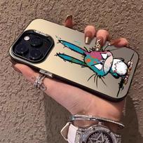 IMD Spalvingas telefono dėklas iPhone 11 13 16 Pro Max iPhone 14 15 Pro Max 12 13 Pro Max Samsung S24 A55 S23 A05 S25 A54 A06 S22 A15 A52S A34 A14 Samsung A05S 4G juoda