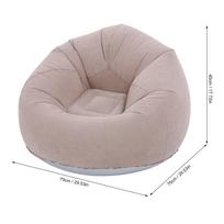 Pripučiama poilsio kėdė Nešiojama sofa sofa svetainei Miegamojo Balkono skaitykla Pilka