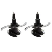 2 vnt. Pakeičiamas smulkinimo peiliukas Ninja 64oz BN601 BL770 BN2PCS801 maisto smulkintuvui Smulkinimo blenderio peiliukas CHINA black