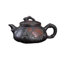 Nixing Clay Handmade Master Teapot Carving filter handmade nixing clay d gifts authentic theiere