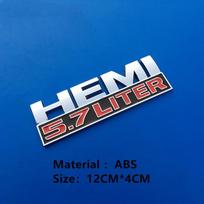Hemi 5.7 Litro Automobilio Sparno Lipdukai Variklio Ženklelis Galinės Bagažinės Emblema Caliber Journey Caravan Ram Viper Avenger Challenger