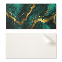 Panel Dekoracyjny Z Grafiką Przyklejany 120X60 Cm Fale Abstrakcyjnej Struktury