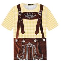 Oktoberfest Beer Bavarian 3D Printed T-Shirt Germany Lederhosen Graphic T Shirts Mens Casual Streetwear Oversized Tees Tops XXS