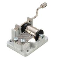 Mini Hand Cranking Music Movement DIY Music Box Decorative Collectibles Music Available Creative Christmas Gift