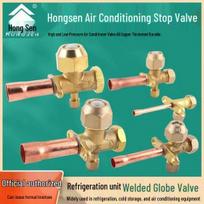 Original Hongsen Air Conditioner Shut-off Valve - Straight Pipe: HS 7/8, HS 5/8, HS 3/4 5/8 Inch Shut-off Valve, 5" Straight Pipe