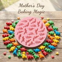 Silicone Dinosaur Mold 3D Cake Fondant Mould DIY Chocolate Candy Baking for Children Party Supplies Kitchen onesize