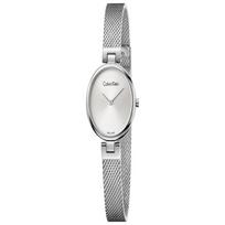 CALVIN KLEIN Quartz Pure serijos laikrodis Kvarcinis mechanizmas Nerūdijančio plieno apyrankė Baltas ciferblatas Moteriškas laikrodis Atsparus vandeniui iki 30 metrų K8G23126 kvarcas