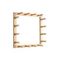 Wooden Handcrafted DIY Weaving Loom Tool for Textile Yarn Crafting with Pegs for Beginners and Experienced Weavers