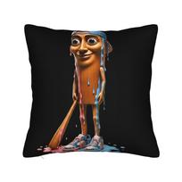 Tung Tung Tung Sahur Italian Brainrot Pillow Cover  Soft Cushion Cover Novelty Pillow Case For Sofa Car Home Decor 30cmx30cm