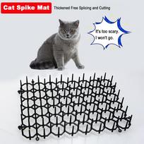 Namų anti-katės dygliuota kilimėlis Mažas katės atbaidymo kilimėlis Sodas   Katės atbaidymo tinklas 15*20cm gray