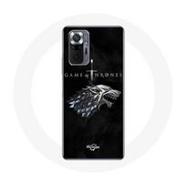 Coque pour Xiaomi Redmi Note 10 Pro Game of Thrones Saison 8 Le Trône de Fer La maison Stark Logo L'hiver arrive