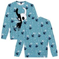 Hot Fashion Hollow Knight Silksong Printed Oversized Hoodie Women Men O-neck Long Sleeve Crewneck Sweatshirt Casual Tracksuit XS