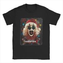 Vyriški Moteriški Kalėdų Senelio Menas Klounas Terrifier 3 Siaubo Filmas Kalėdiniai Grafiniai Marškinėliai Drabužiai Marškinėliai Tee Drabužiai Originalus#Spalva(11) S juoda