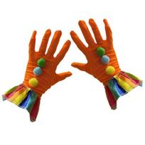 Entertaining Clown Gloves Cosplay Costume Gloves For Party Enthusiasts Soft And Stretchable Polyester Satined Handwear 1