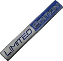 3D riboto leidimo metalinis aliuminio lipdukas emblema galinės bagažinės ženklelis sparno lipdukas kėbulo lipdukas automobilio LIMITED EDITION emblema mėlyna