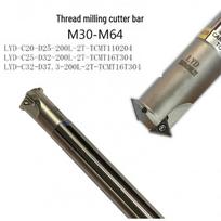 Luoya Lathe Tool: TCMT16T304 Thread Milling Cutter Holder with 60° Chamfer for Tooth Holder Machining Center