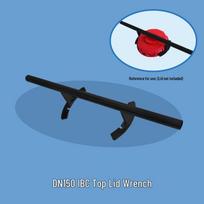IBC Tank Lid and Valve Opener Wrench - DN150, DN225, DN50 Socket Tool