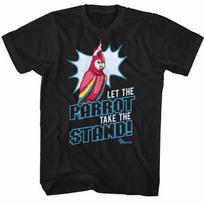 Ace Attorney Parrot Black Adult TShirt Unisex T-Shirt Graphic Tee XXXL