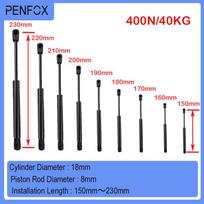 1PC 150mm-230mm 40kg/400N/90LBS Universal Strut Bars Gas Spring Support Boot Bonnet Car Caravans Doors Windows Hatches Boat Bus 18-8-40-150