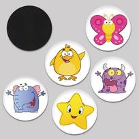Cute Color Changing Toilet Sticker Thermochromic Toilet Sticker Urinal Training Waterproof Color Changing Sticker For Kids Potty