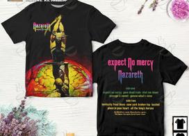 Nazareth Rock Band Expect No Mercy Album 3D T-shirt S to 5XL 2F1787 XXL