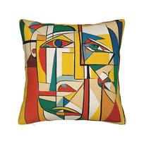 Pablo Picasso Art Quote Pillow Cover  Custom Cushion Cover Vintage Pillow Case For Sofa Home Decor 30x30cm 12x12in black