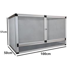 Large 50*50*100cm Reptile Terrarium Metal Mesh Screen Enclosure for Reptiles
