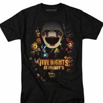 Five Nights at Freddy's FNAF Help Wanted, Fazbear Horror Game Graphic Tee Unisex L