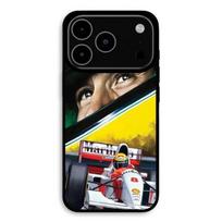Dėklas iPhone 17 Pro Max F1 Ayrton Senna Mclaren Legenda Formulė 1 Maniacase juoda