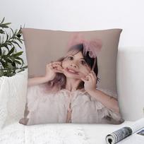Singer M-Melanie M-Martinez Pillow Case Plush Fabric Soft Pillowcase Double Sided Print Sofa Cushion Cover Throw Pillow Cover 16x16Inch