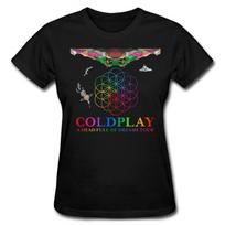 PTTH Moteriškas Coldplay A Head Full of Dreams T-shirt Juodas L S juoda