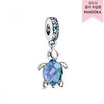 Pandora Murano Glass Sea Turtle Dangle Charm  798939c01 Single option
