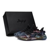 Adidas Originals Yeezy Boost 350 V2 811 Gamyba, Romos Susitikimas, Speciali Avalynės Dėžutė Žemi Batai Laisvalaikio Batai Unisex HQ4540(Team80-S-BOX) 36