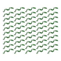 Garden Plant Support Clips 50/100/200pcs Plastic Vine Clips for Securing Stems to Stakes or Trellises Durable Lightweight Plant Ties for Gardening One Size