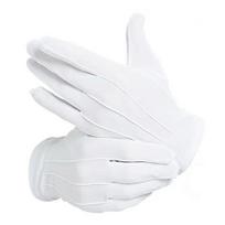 1/2/3 Pairs Formal White Gloves for Men Women, Anti-slip Breathable Uniform Gloves, Costume Dress Gloves for Halloween Cosplay 1 Pair