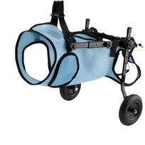 Breathable Pet Wheelchair Cart Adjustable Rehabilitation Walking Assistant  Senior Pets S šviesiai mėlyna spalva