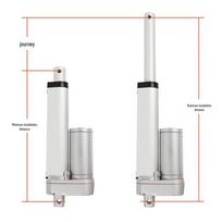 1500N Elektrinis linijinis pavara žaliuzėms ir automobilio užuolaidoms, 50-500 mm eiga 24V 5mm/s 50mm 1500N